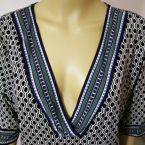 Max Edition Paisley V Neck Tunic. Sz‎ XL - Picture 2 of 7